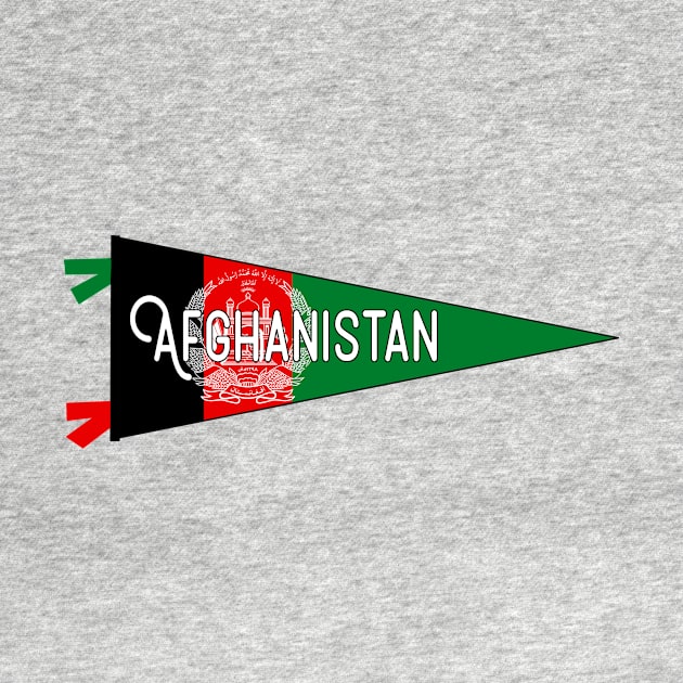 Afghanistan Flag Pennant by zsonn